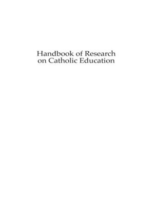 cover image of Handbook of Research on Catholic Education